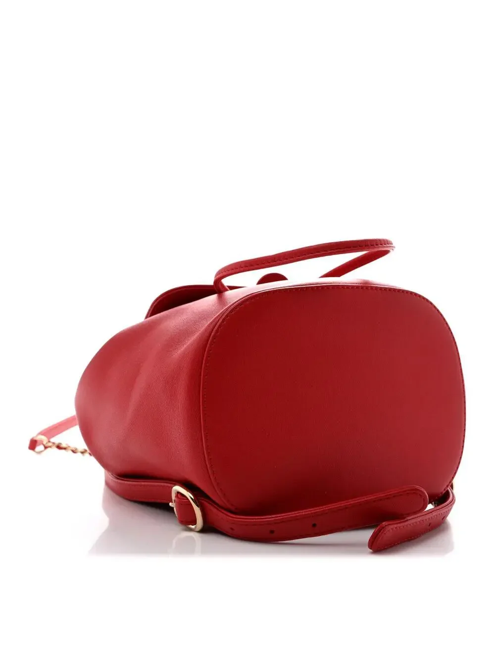 Chanel Lambskin Cc Mania Backpack Red #324088C18B